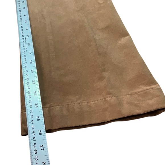 TALBOTS Cotton Stretch Corduroy Straight Leg Pants in Almond Buff US Sz 16P - Picture 9 of 12